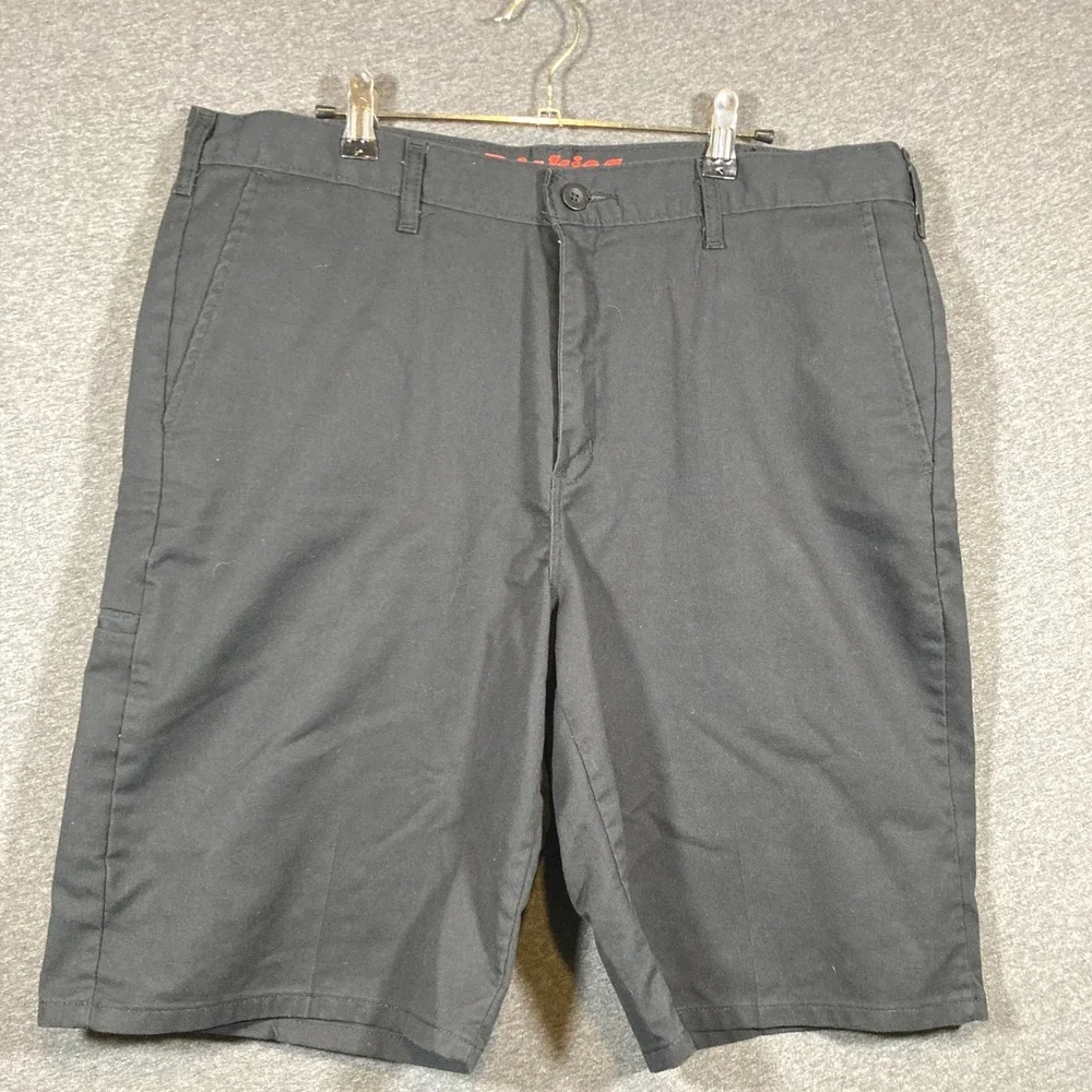 Dickies Mens Black Flexible & Durable WR212BK Multi-Pocket Work Shorts Size 36